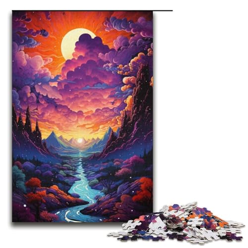 Puzzles 1000 Teile für Erwachsene Puzzles für Erwachsene 1000-teiliges Puzzle Lernspiele - Buntes psychedelisches Traumland Puzzles 1000 Teile für Erwachsene Puzzles für Erwachsene 1000-teiliges Puzzle Lernspiele - Buntes psychedelisches Traumland von ouynngjing