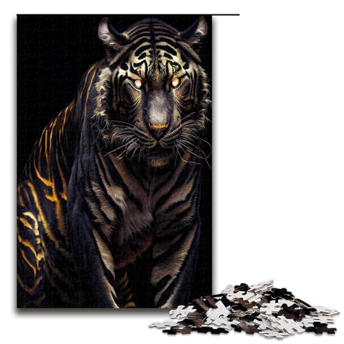 Puzzles 1000 Teile für Erwachsene Puzzles für Erwachsene 1000 teiliges Puzzle Lernspiele Gold Tigers von ouynngjing