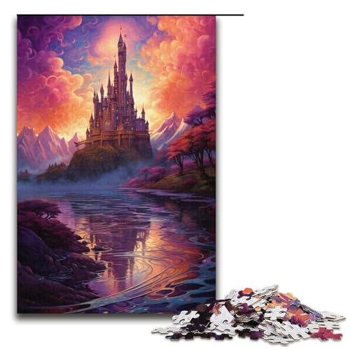 Puzzles 1000 Teile für Erwachsene Puzzles für Erwachsene 1000TeilePuzzle Lernspiele EIN großes Schloss über der Stadt von ouynngjing