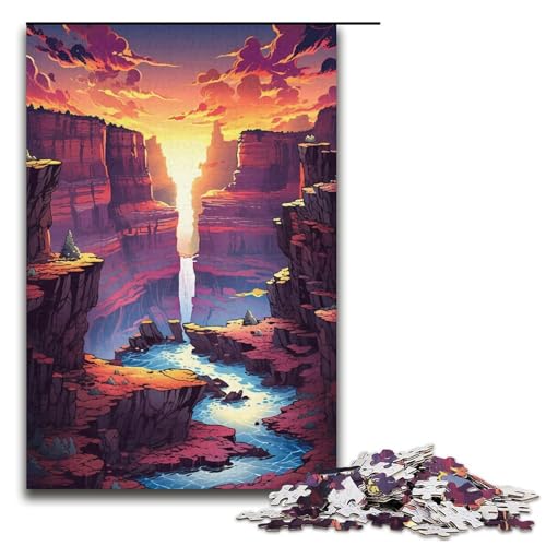 Puzzles 1000 Teile für Erwachsene Puzzles für Erwachsene 1000teiliges Puzzle Lernspiele Amerikanischer Grand Canyon von ouynngjing