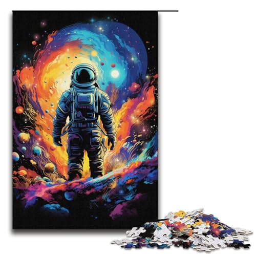 Puzzles 1000 Teile für Erwachsene Puzzles für Erwachsene 1000teiliges Puzzle Lernspiele Astronauten im geheimnisvollen Universum von ouynngjing