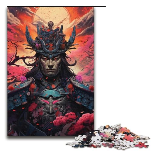 Puzzles 1000 Teile für Erwachsene Puzzles für Erwachsene 1000teiliges Puzzle Lernspiele Japanische Sakura Samurai von ouynngjing
