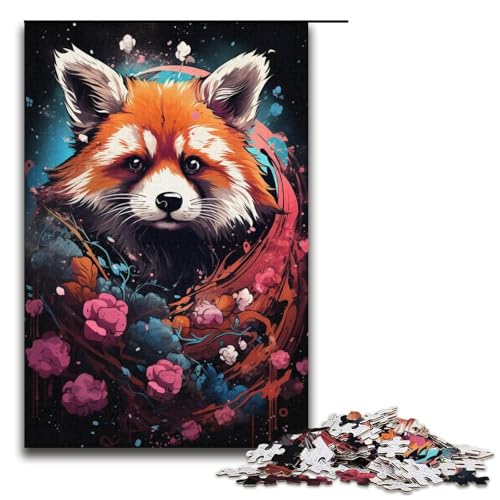Puzzles 1000 Teile für Erwachsene Puzzles für Erwachsene 1000teiliges Puzzle Lernspiele Schöner Waschbär von ouynngjing