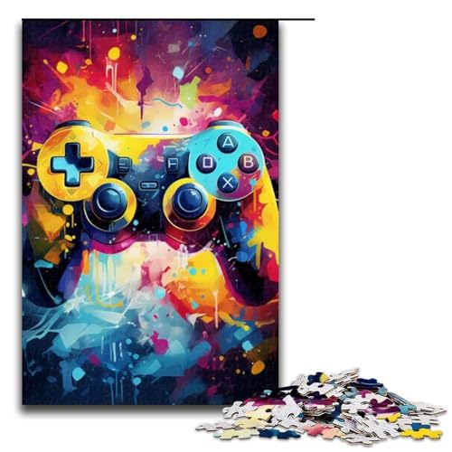 Puzzles für Erwachsene, 1000 Teile, Gamecontroller-Puzzle, Lernspiele für Zuhause, DIY-Spielzeug, tolles Geschenk für Spiele, 1000 Teile von ouynngjing