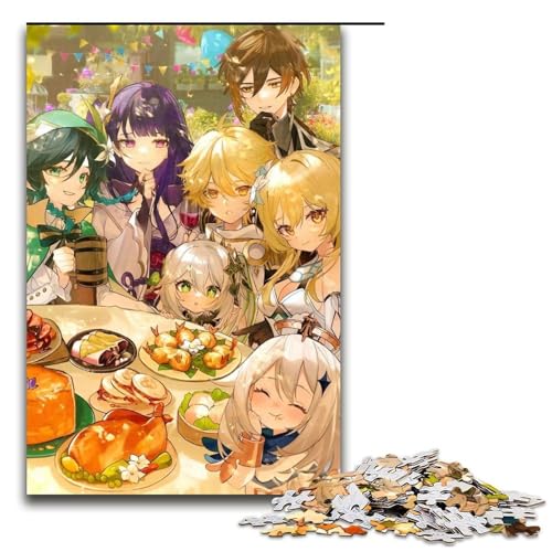 Puzzles für Erwachsene, 1000 Teile, Genshin Impact, Puzzle, Lernspiele für Zuhause, DIY-Spielzeug, tolles Geschenk für Spiele, 1000 Teile Puzzles für Erwachsene, 1000 Teile, Genshin Impact, Puzzle, Lernspiele für Zuhause, DIY-Spielzeug, tolles Geschenk für Spiele, 1000 Teile von ouynngjing