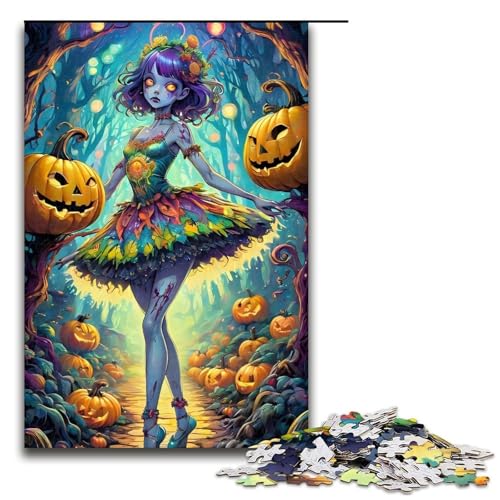 Puzzles für Erwachsene, 1000 Teile, Halloween-Ballettmuster, Zusammenbau hilft dem Gehirn, süchtig machendes Spielzeug zur Förderung der Geduld, 1000 Teile von ouynngjing