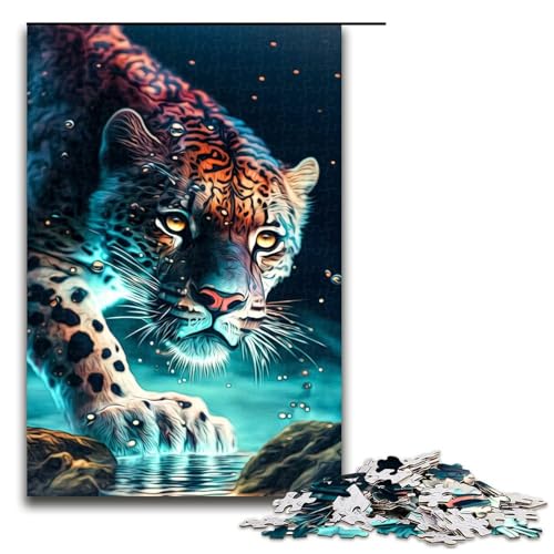 Puzzles für Erwachsene, 1000 Teile, Jaguar 9-Muster, Zusammenbau hilft dem Gehirn, süchtig machendes Spielzeug zur Förderung der Geduld, 1000 Teile von ouynngjing