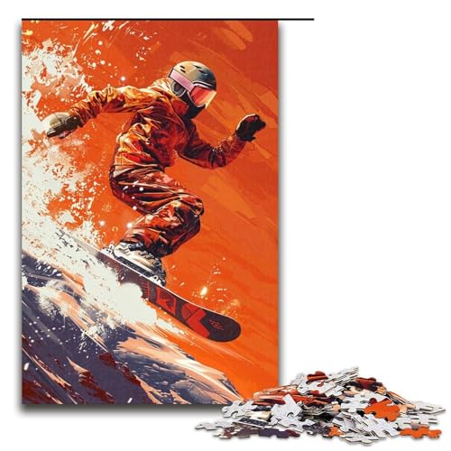 Puzzles für Erwachsene, 1000 Teile, Snowboard-Puzzle, Lernspiele für Zuhause, DIY-Spielzeug, tolles Geschenk für Spiele, 1000 Teile Puzzles für Erwachsene, 1000 Teile, Snowboard-Puzzle, Lernspiele für Zuhause, DIY-Spielzeug, tolles Geschenk für Spiele, 1000 Teile von ouynngjing