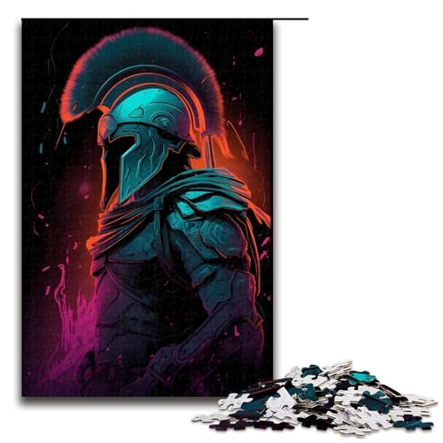 Puzzles für Erwachsene mit 1000 Teilen, farbenfrohes Neon-Gladiator-Muster, zum Zusammenbauen, helfen dem Gehirn, süchtig machendes Spielzeug zur Förderung der Geduld, 1000 Teile Puzzles für Erwachsene mit 1000 Teilen, farbenfrohes Neon-Gladiator-Muster, zum Zusammenbauen, helfen dem Gehirn, süchtig machendes Spielzeug zur Förderung der Geduld, 1000 Teile von ouynngjing