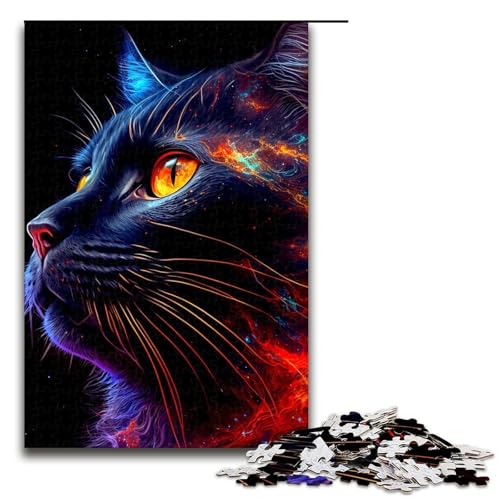 für Erwachsene 1000-teiliges Cat3-Puzzle für Erwachsene, Holzpuzzle, schwierig und herausfordernd, 1000 Teile von ouynngjing