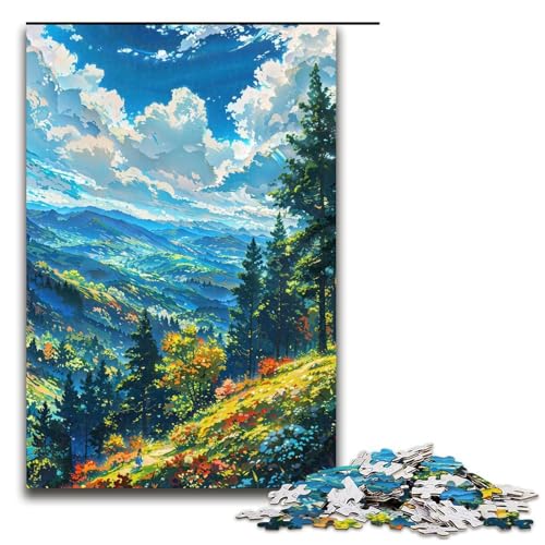 für Erwachsene Puzzle-Augenteil, 1000 Teile, Holzpuzzle für Erwachsene und Kinder ab 12 Jahren, 1000 PCS von ouynngjing