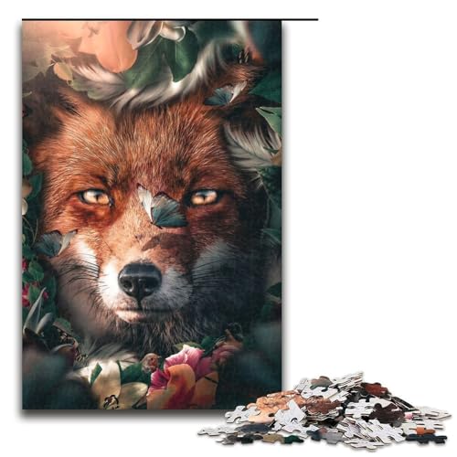 für Erwachsene Puzzle Blumenfuchs 1000 Teile Holzpuzzle für Erwachsene und Kinder ab 12 Jahren 1000 PCS für Erwachsene Puzzle Blumenfuchs 1000 Teile Holzpuzzle für Erwachsene und Kinder ab 12 Jahren 1000 PCS von ouynngjing