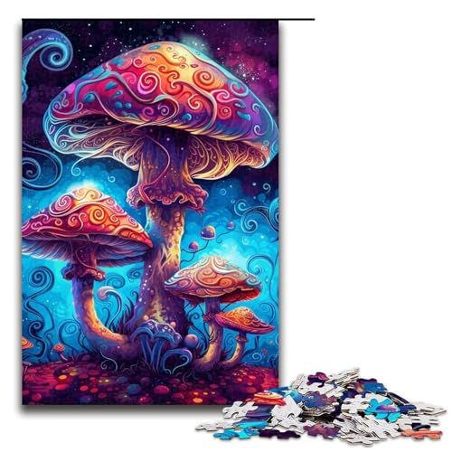 für Erwachsene Puzzle Bunter Papagei 1000 Teile Holzpuzzle für Erwachsene und Kinder ab 12 Jahren 1000 PCS von ouynngjing