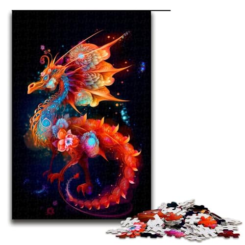 für Erwachsene Puzzle Dragon12 1000 Teile Holzpuzzle für Erwachsene und Kinder ab 12 Jahren 1000 PCS für Erwachsene Puzzle Dragon12 1000 Teile Holzpuzzle für Erwachsene und Kinder ab 12 Jahren 1000 PCS von ouynngjing