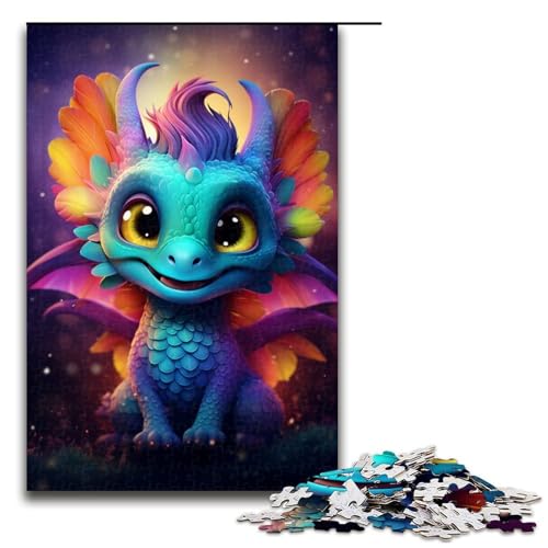 für Erwachsene Puzzle Fantasy Owl 1000teiliges Holzpuzzle für Erwachsene und Kinder ab 12 Jahren 1000 PCS (75 x 50 cm) von ouynngjing