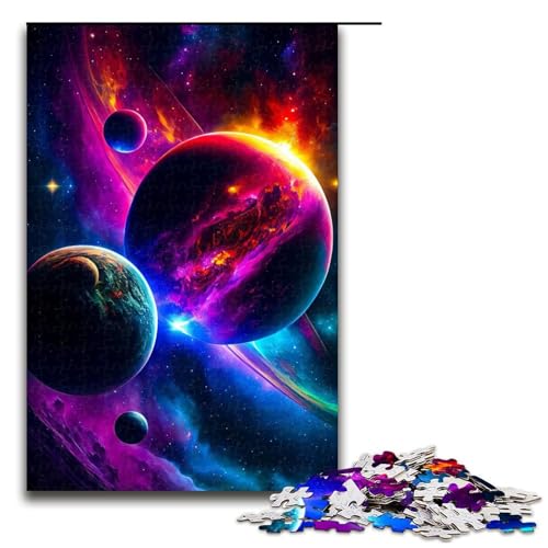 für Erwachsene Puzzle Galaxy984 1000-teiliges Holzpuzzle für Erwachsene und Kinder ab 12 Jahren 1000 PCS von ouynngjing
