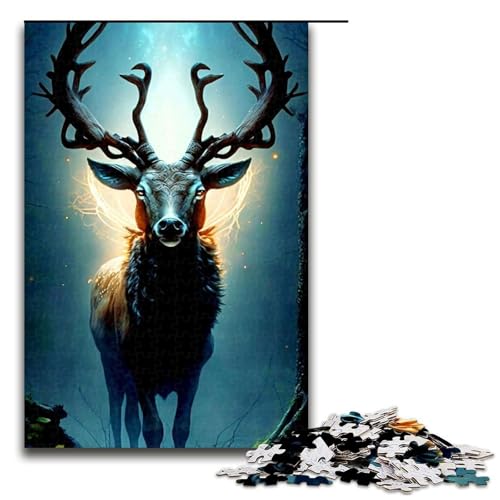 für Erwachsene Puzzle Hirsch 1000 Teile Holzpuzzle für Erwachsene und Kinder ab 12 Jahren 1000 PCS für Erwachsene Puzzle Hirsch 1000 Teile Holzpuzzle für Erwachsene und Kinder ab 12 Jahren 1000 PCS von ouynngjing