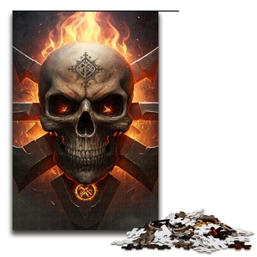 für Erwachsene Puzzle Höllenschädel 1000 Teile Holzpuzzle für Erwachsene und Kinder ab 12 Jahren 1000 PCS für Erwachsene Puzzle Höllenschädel 1000 Teile Holzpuzzle für Erwachsene und Kinder ab 12 Jahren 1000 PCS von ouynngjing