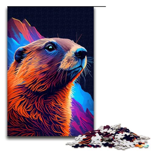 für Erwachsene Puzzle Murmeltier 1000 Teile Holzpuzzle für Erwachsene und Kinder ab 12 Jahren 1000 PCS für Erwachsene Puzzle Murmeltier 1000 Teile Holzpuzzle für Erwachsene und Kinder ab 12 Jahren 1000 PCS von ouynngjing
