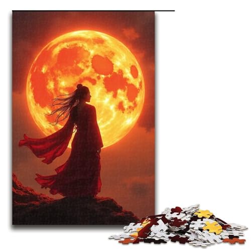 für Erwachsene Puzzle Sonne 1000-teiliges Holzpuzzle für Erwachsene und Kinder ab 12 Jahren 1000 PCS (75 x 50 cm) von ouynngjing