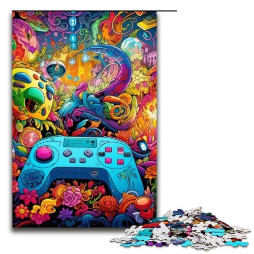 für Erwachsene PuzzleGamecontroller 1000teiliges Holzpuzzle für Erwachsene und Kinder ab 12 Jahren 1000 Teile (75 x 50 cm) von ouynngjing