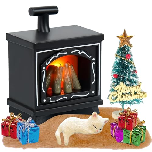 Wichtel Zubehör Weihnachten Lagerfeuer Krippe LED Puppenhaus Zubehör Katze Feuerstelle Wichtelzubehör Miniatur Zubehör Krippenzubehör Beleuchtung Weihnachten Deko Wichtel Zubehör Weihnachten Lagerfeuer Krippe LED Puppenhaus Zubehör Katze Feuerstelle Wichtelzubehör Miniatur Zubehör Krippenzubehör Beleuchtung Weihnachten Deko von owlfun