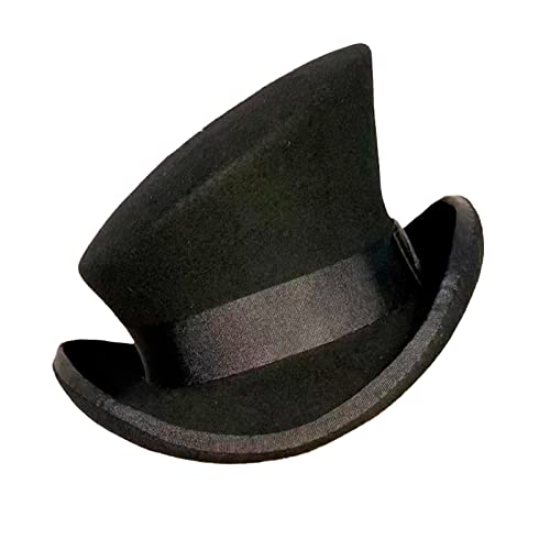 oxsdMKQ Asymmetrischer Zylinder für Herren und Damen, Wolle, viktorianischer Topper, Hüte, Verkleidung, Mützen, Steam-Punk-Hut, Karneval, Kostüm, Hüte, Teeparty, Hut, modisch, Satin-Finish, hartes oxsdMKQ Asymmetrischer Zylinder für Herren und Damen, Wolle, viktorianischer Topper, Hüte, Verkleidung, Mützen, Steam-Punk-Hut, Karneval, Kostüm, Hüte, Teeparty, Hut, modisch, Satin-Finish, hartes von oxsdMKQ