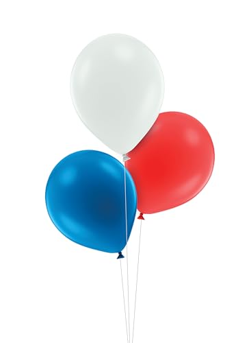 Ballon 30 cm Bleu Blanc Rouge - Lot de 12 PtitClown Ballon 30 cm Bleu Blanc Rouge - Lot de 12 PtitClown von p'tit clown