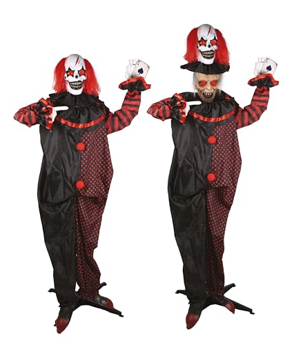 Clown à double tête - animé, sonore, lumineux - 180cm PtitClown Clown à double tête - animé, sonore, lumineux - 180cm PtitClown von p'tit clown