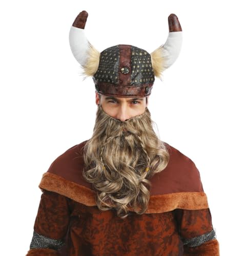 P' CLOWN - 23291 - Wikingerbart - Wikingerbart - Luxus - Kostümzubehör - Perfekt für Karneval, Mottopartys, Kostümpartys, Cosplay, Themenpartys, Halloween - Erwachsene P' CLOWN - 23291 - Wikingerbart - Wikingerbart - Luxus - Kostümzubehör - Perfekt für Karneval, Mottopartys, Kostümpartys, Cosplay, Themenpartys, Halloween - Erwachsene von p'tit clown