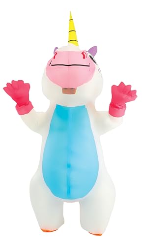P' CLOWN - 23828 - Aufblasbares Einhorn-Kostüm - Erwachsene - Einheitsgröße von p'tit clown