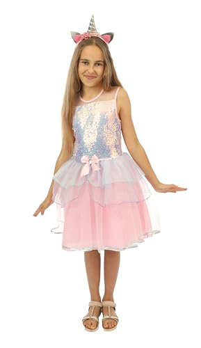p'tit clown - 23777 - Einhorn Kostüm - rosa - Kleinkind Mädchen - 10/12 Jahre alt von p'tit clown