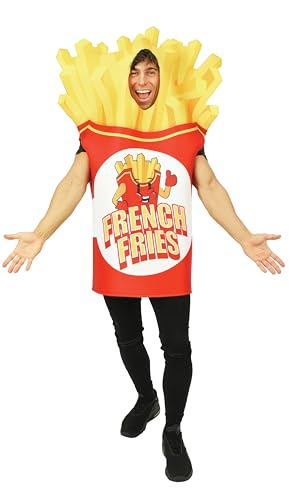 P' CLOWN - Lustiges Kostüm für Erwachsene – Ei, Pizza, Pommes, Hotdog, Burger – Tunika – Uni – perfekt für Karneval, Halloween, Cosplay, Geburtstage – Einheitsgröße P' CLOWN - Lustiges Kostüm für Erwachsene – Ei, Pizza, Pommes, Hotdog, Burger – Tunika – Uni – perfekt für Karneval, Halloween, Cosplay, Geburtstage – Einheitsgröße von p'tit clown
