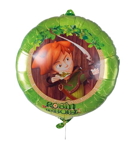 P' Clown Robin Hood Deko-Zubehör – offizielles Lizenzprodukt – für Dekoration für Kindergeburtstag, Karneval, Kostümpartys (Folienballon – Robin – Ø 40 cm) von p'tit clown