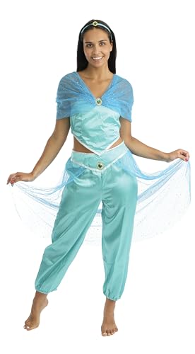P'TIT CLOWN - Orientalische Prinzessin - Orientalischer Prinz - Kostüm für Erwachsene - Perfekt für Karneval, Kostümfeste und Themenveranstaltungen - Polyester (Orientalische Prinzessin, S-M) P'TIT CLOWN - Orientalische Prinzessin - Orientalischer Prinz - Kostüm für Erwachsene - Perfekt für Karneval, Kostümfeste und Themenveranstaltungen - Polyester (Orientalische Prinzessin, S-M) von p'tit clown