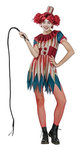 P'TIT CLOWN - Vintage Clown-Kostüm - Hexenkostüm - Erwachsenenkostüm perfekt für Halloween, Kostümpartys und Themenveranstaltungen (Damen, XXL) von p'tit clown