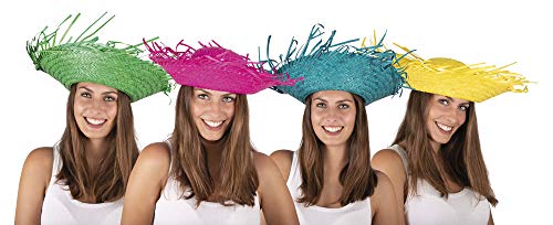 P 'Tit Clown 95423 Hawaiian Stroh hat selbstklebend – zufällige Farbe von p'tit clown