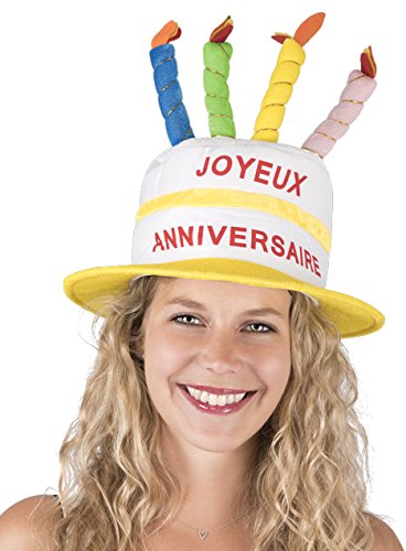 'P 'tit Clown 81801 Hut Samt gteau"Joyeux Anniversaire Erwachsene, Einheitsgröße 'P 'tit Clown 81801 Hut Samt gteau"Joyeux Anniversaire Erwachsene, Einheitsgröße von p'tit clown