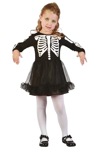 P'tit Clown – 82964 – Kostüm Baby Skelett Mädchen – 92/104 cm – Einheitsgröße P'tit Clown – 82964 – Kostüm Baby Skelett Mädchen – 92/104 cm – Einheitsgröße von p'tit clown