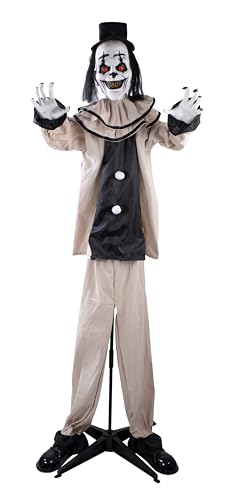P'tit Clown AUTOMATE MALÉFIQUE ANIMIÉ Son Lumière 160 cm – Spezielle Halloween-Dekoration, Thema: schwarz P'tit Clown AUTOMATE MALÉFIQUE ANIMIÉ Son Lumière 160 cm – Spezielle Halloween-Dekoration, Thema: schwarz von p'tit clown