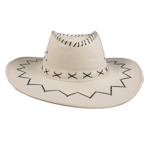P 'tit Clown Hut Wallet Nubukleder Cow Boy mit Ziernähten Klebeband P 'tit Clown Hut Wallet Nubukleder Cow Boy mit Ziernähten Klebeband von p'tit clown