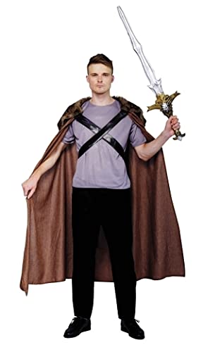 PtitClown - Déguisement de Chevalier Médieval Adulte Taille Unique - Marron PtitClown - Déguisement de Chevalier Médieval Adulte Taille Unique - Marron von p'tit clown