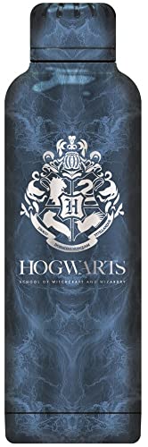 P:os 33441 - Edelstahl-Trinkflasche im Harry Potter Design, 515 ml, doppelwandig, auslaufsicher, für Kohlensäure geeignet, ideal zum Genuss von Kalt- und Heißgetränken in Schule, Sport und Freizeit von p:os