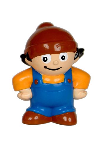 P:os 60964 - 3D Figur Mainzelmännchen „Anton“, Spielfigur aus PVC, ca. 5,5 cm hoch, zum Sammeln, Tauschen und Spielen von p:os