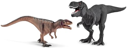 2in1-SET Schleich Dinosaurier T-Rex VS Giganotosaurus Jungtier | 72169 + 15017 von pabuTEL-Bundle