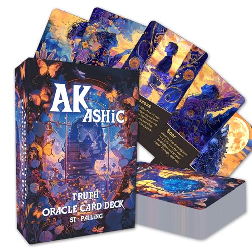 Akasha-Orakelkarten, Orakelkarten und Tarotkarten für Anfänger, Energieheilungs-Orakelkarten, 75 Orakelkarten zur Enthüllung der Wahrheit der Seele, Klare Karmische Einflüsse Akasha-Orakelkarten, Orakelkarten und Tarotkarten für Anfänger, Energieheilungs-Orakelkarten, 75 Orakelkarten zur Enthüllung der Wahrheit der Seele, Klare Karmische Einflüsse von pailing