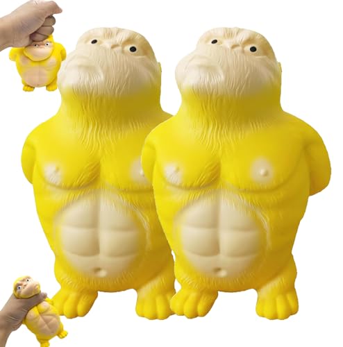 2 Stück Gorilla Stressabbau Spielzeug, panemy Monkey Spielzeug Gummi, AFFE Spielzeug Gummi, Gorilla Elastisches Spielzeug, Anti Stress Spielzeug Gorilla, für Freizeit, Stressabbau, Unterhaltung 2 Stück Gorilla Stressabbau Spielzeug, panemy Monkey Spielzeug Gummi, AFFE Spielzeug Gummi, Gorilla Elastisches Spielzeug, Anti Stress Spielzeug Gorilla, für Freizeit, Stressabbau, Unterhaltung von panemy