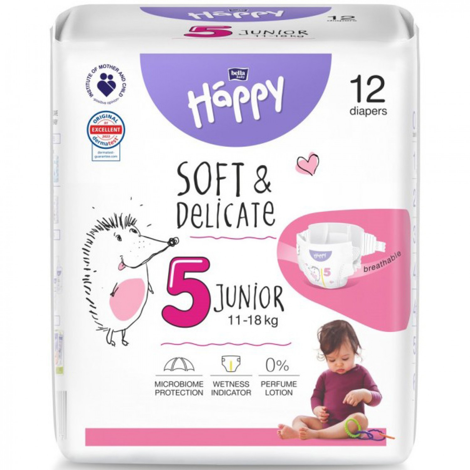 Pannolini Happy 5 Junior 11-18 Kg (12 pz) von pannolini-happy