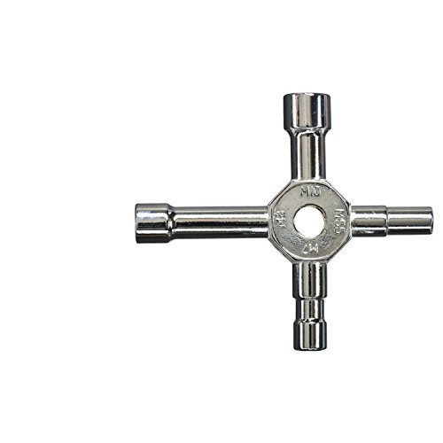 partCore Glühkerzen-Schlüssel Kreuzschlüssel M5.5 M7 M8 M10 von partCore