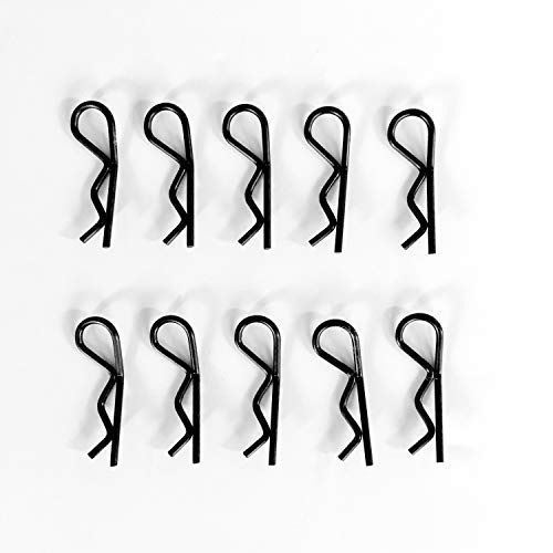 Karosserie Klammern Clips 30 mm schwarz für RC Car 1:5 1:6 10 STK partCore von partCore